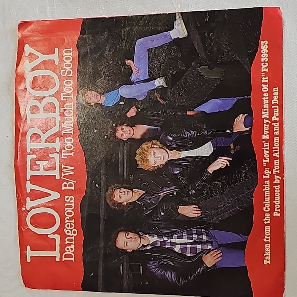 LoverboyMint 7'' Vinyl Record with Original Sleeve